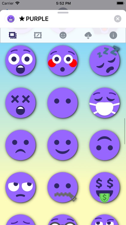 PURPLE Emoji • Stickers screenshot-7