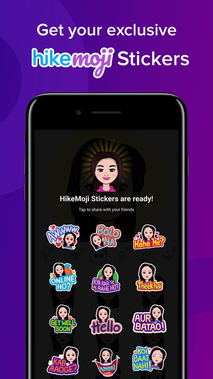 Hike Sticker Chat - HikeMoji screenshot-4