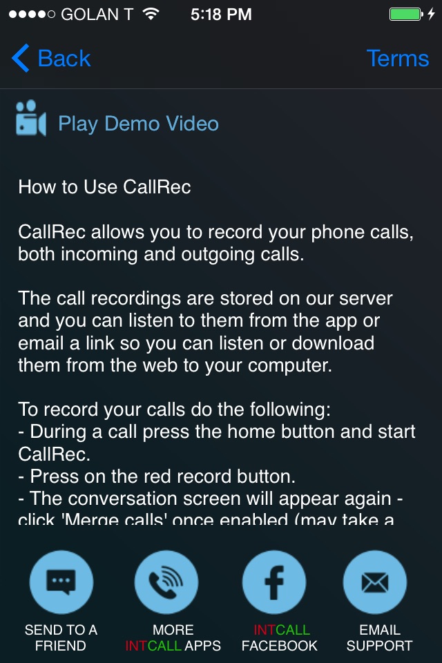 CallRec Pro - IntCall screenshot 4