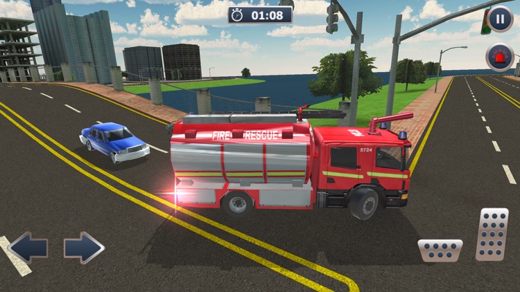 Firefighter Savior Van Hero screenshot-4
