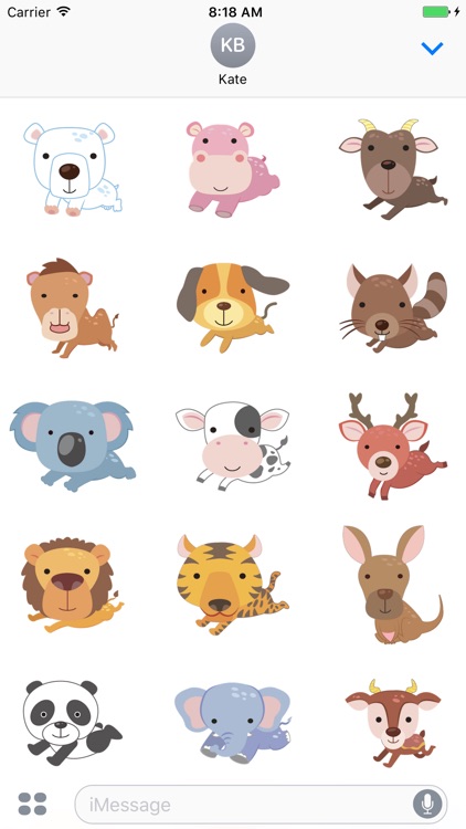 Sticker Me: Running Animal