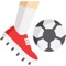 SOT-SoccerIco50Stickers is sticker app with 50 soccer, 50 icons in the app, you can use them in messages, and you can also save them to albums for sharing