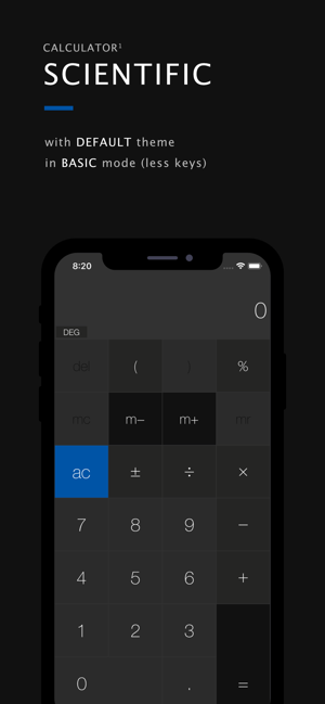 Calculator³: 3-in-1 calculator