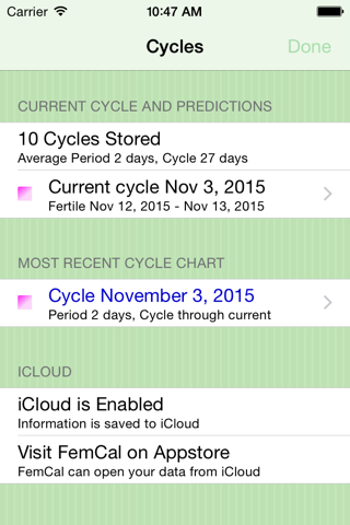 FemCal Lite screenshot 4