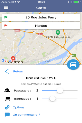 Taxi Nantes screenshot 3