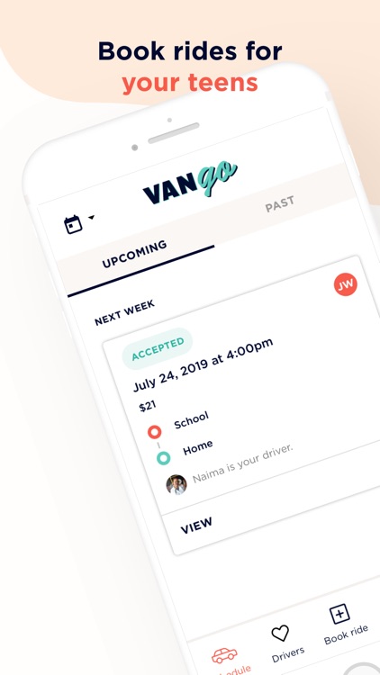 VanGo — Rides For Your Teens