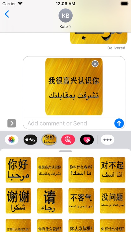 Chinese Arabic Sticker screenshot-2