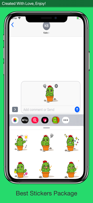 Cactus Animated Stickers