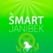 Мобильное приложение Smart Janibek предоставляет возможность жителям района  бесплатно пользоваться онлайн-сервисами и мгновенно получать  самую  актуальную и необходимую  информацию не выходя из дома, точнее,  благодаря простому смартфону