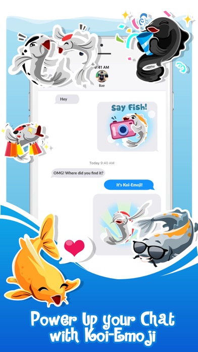 Koi Fish Emojis – Carp Sticker screenshot 3
