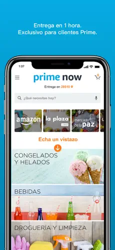 Captura de Pantalla 1 Amazon Prime Now iphone