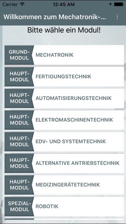 Mechatronik-Quiz