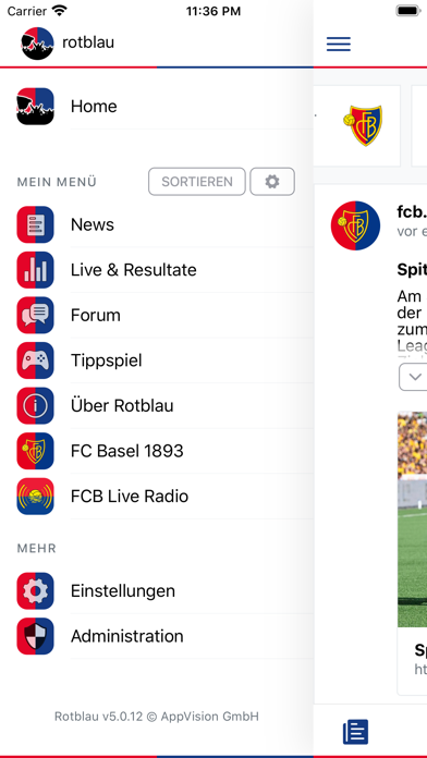 Rotblau – FC Basel App screenshot 4