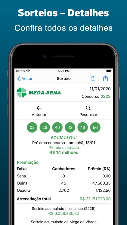 Mega Sena Pro: Resultados, Gerador de jogos APK for Android Download