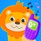 Animal Sounds Baby Phone looks and feel like a real phone but much more fun