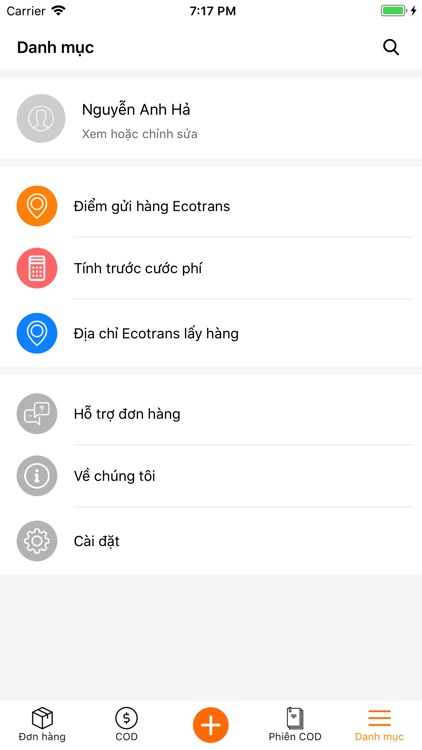 Ecotrans - Giao hàng toàn quốc screenshot-3