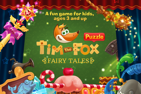 Tim the Fox Puzzle Fairy Tales - náhled