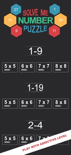 Solve Me - Number puzzle fun