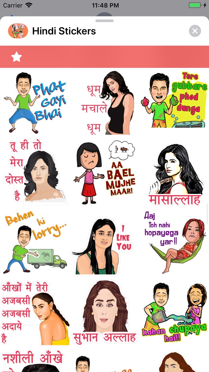 Hindi Stickers