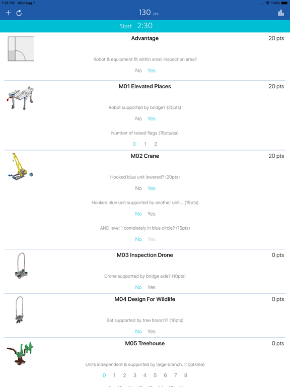 Screenshot #4 pour FLL City Shaper 2019 Scorer