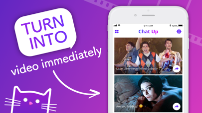 ChatUP - Text & emoji to video screenshot 3