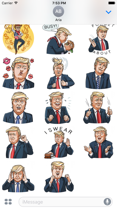 Funny Donald Trump Emoji screenshot 3
