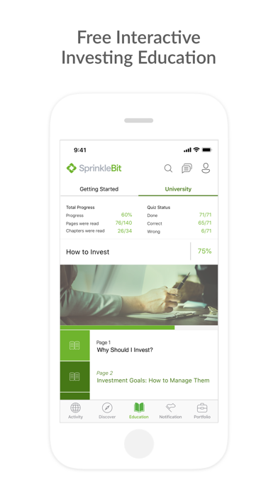 SprinkleBit - Social Investing screenshot 4