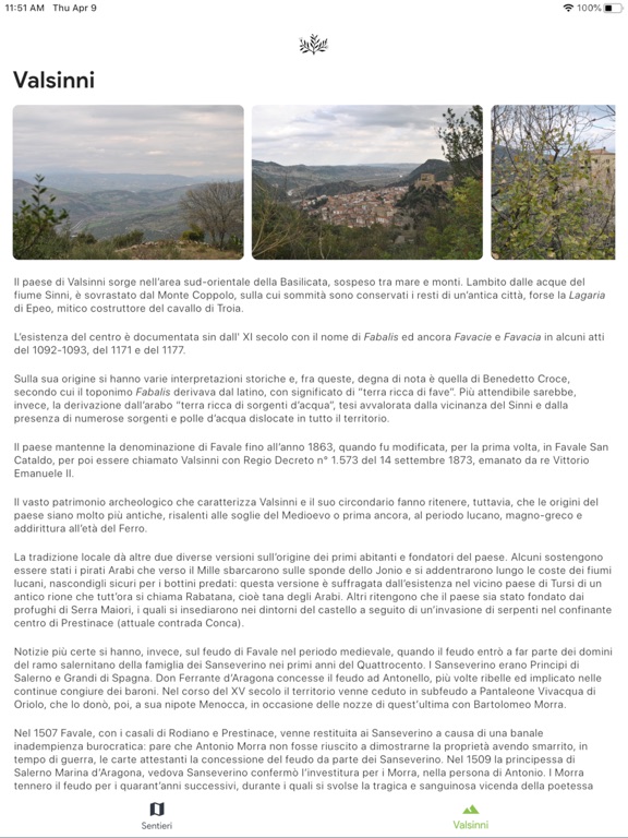 Screenshot #5 pour Sentieri di Valsinni