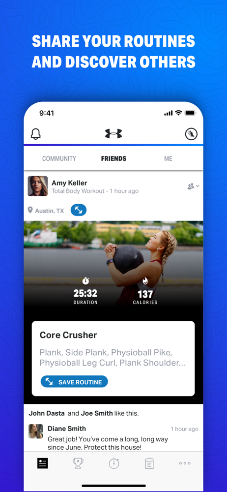 under armour map my fitness