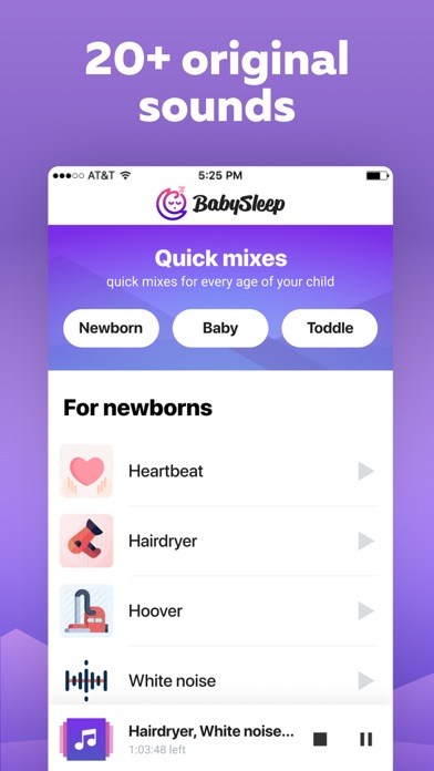 BabySleep - Sounds for sleep screenshot 2