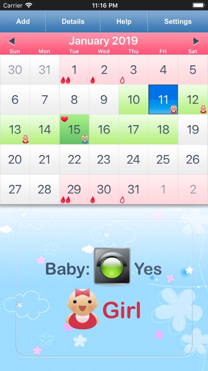 Fertility & Period Tracker screenshot-0