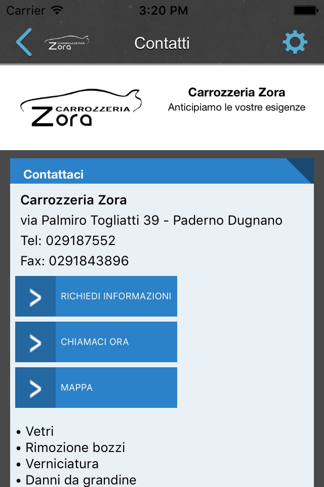 Carrozzeria Zora screenshot 3