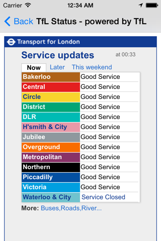 London Train Route Planner - náhled