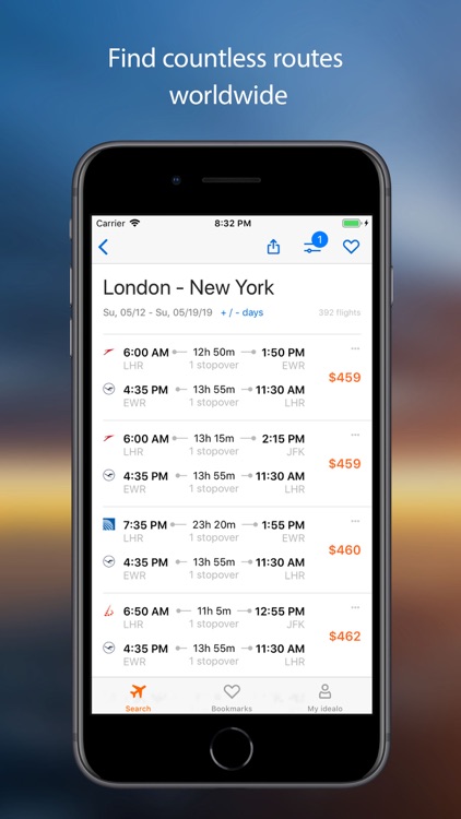 idealo flights: cheap tickets