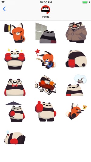 Punching Pandas Stickers(圖5)-速報App