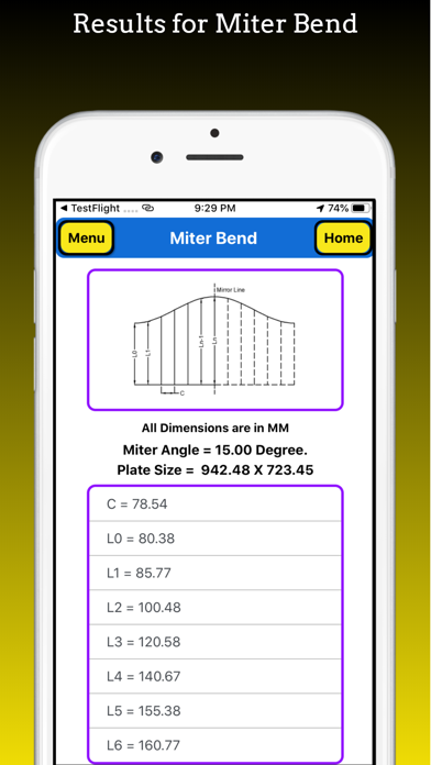 Miter Bend Pro screenshot 3