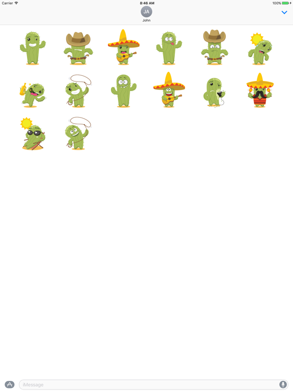 Screenshot #5 pour Sticker Me: Cactus Emotions