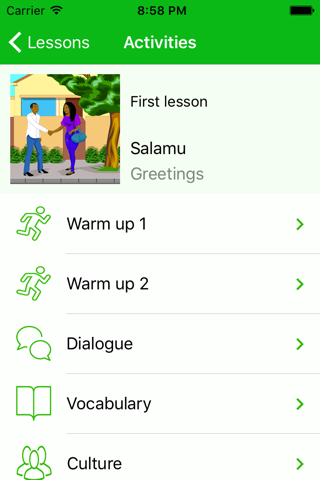 Learn swahili with Linguarena screenshot 2