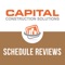 CCS CPM, the third risk management mobile application developed by Capital Construction Solutions, is a way for companies to review Critical Path Method schedules against a comprehensive set of industry best practices to ensure that project schedules are completed on time