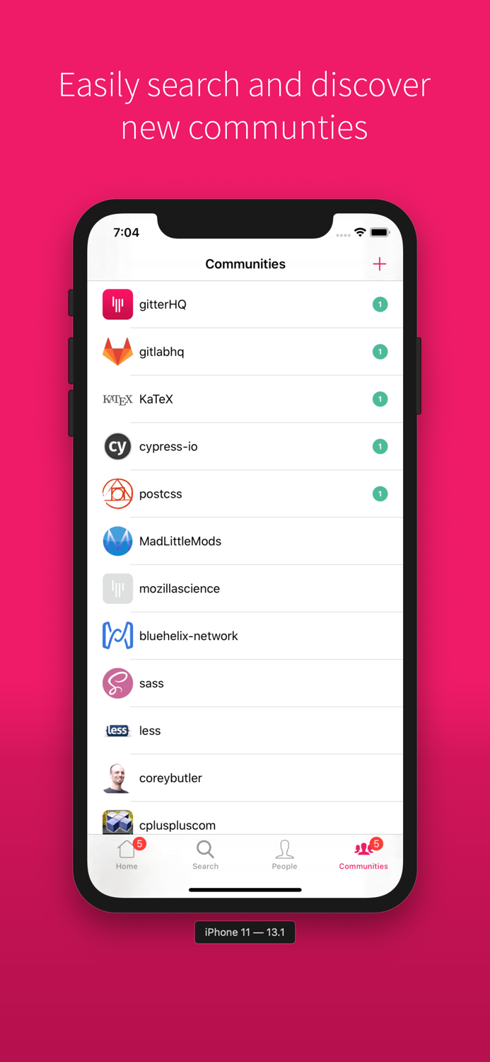 Gitter - Chat for communities
