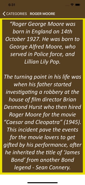 Roger Moore Quotes Im App Store