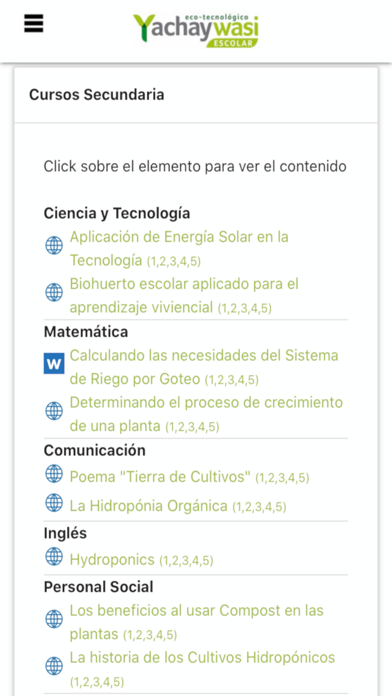 Yachaywasi Escolar screenshot 4