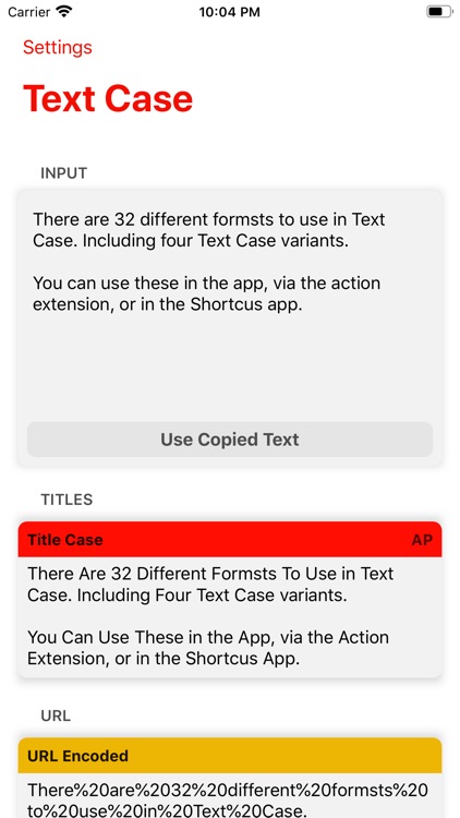 Text Case