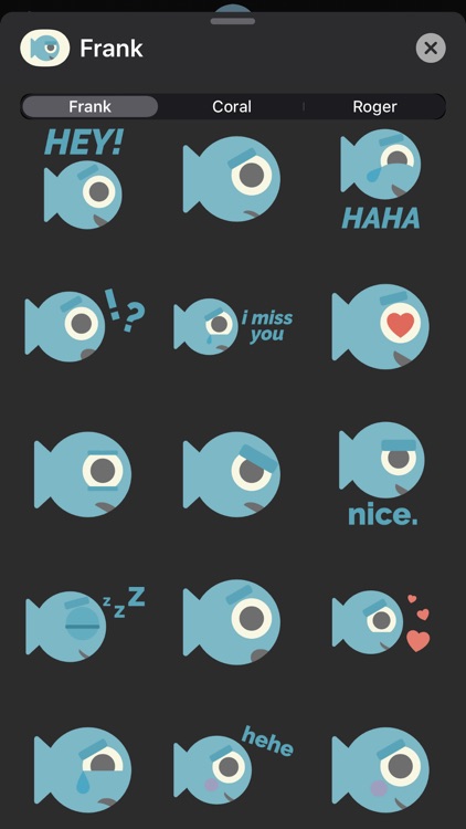 Frank the Fish Stickers
