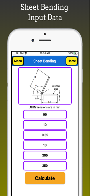 Sheet Bending Calculator Pro(圖2)-速報App