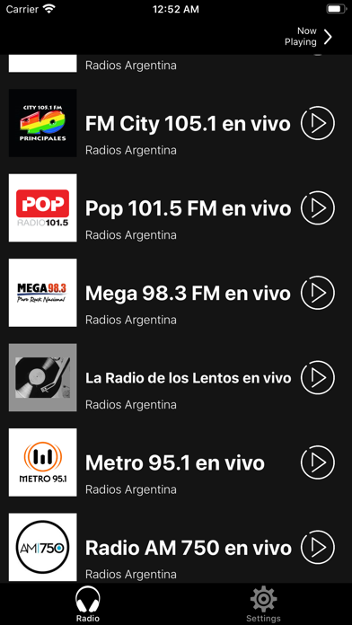 Radios Argentinas en Vivo screenshot 3