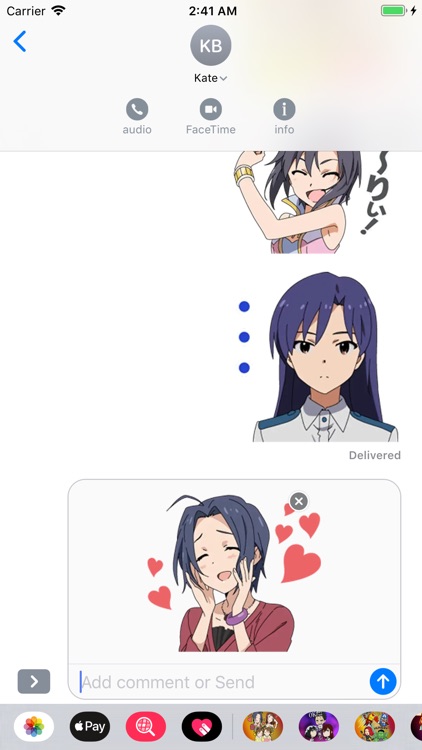 Master Idol Cute Love Stickers