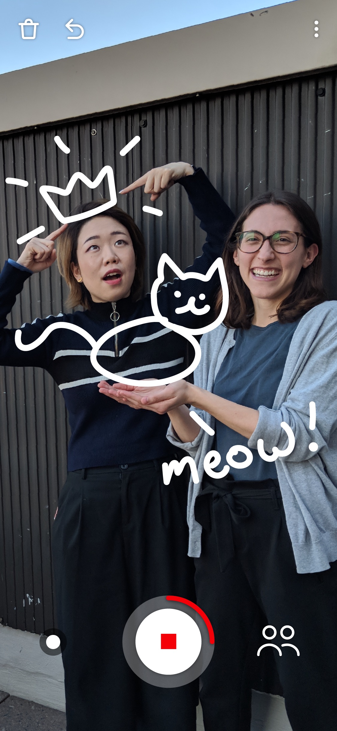 Screenshot do app Just a Line - Draw in AR