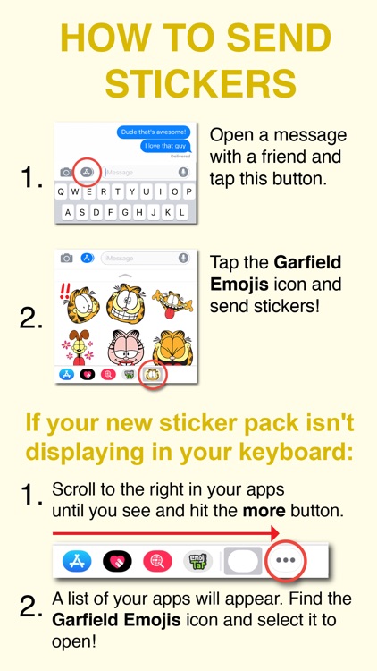 Garfield Emojis screenshot-4