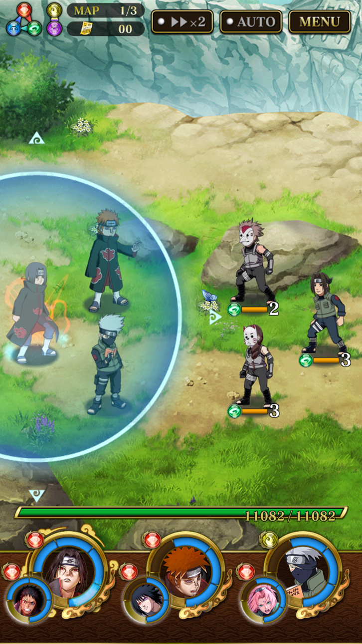 NARUTO-ナルト- 疾風伝　ナルティメットブレイジング Hack screenshot 2 - iOS game interface